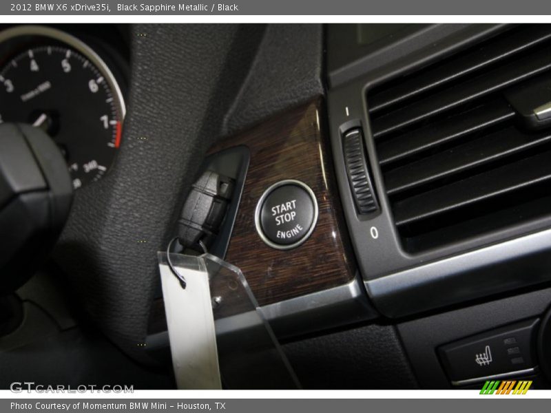 Black Sapphire Metallic / Black 2012 BMW X6 xDrive35i