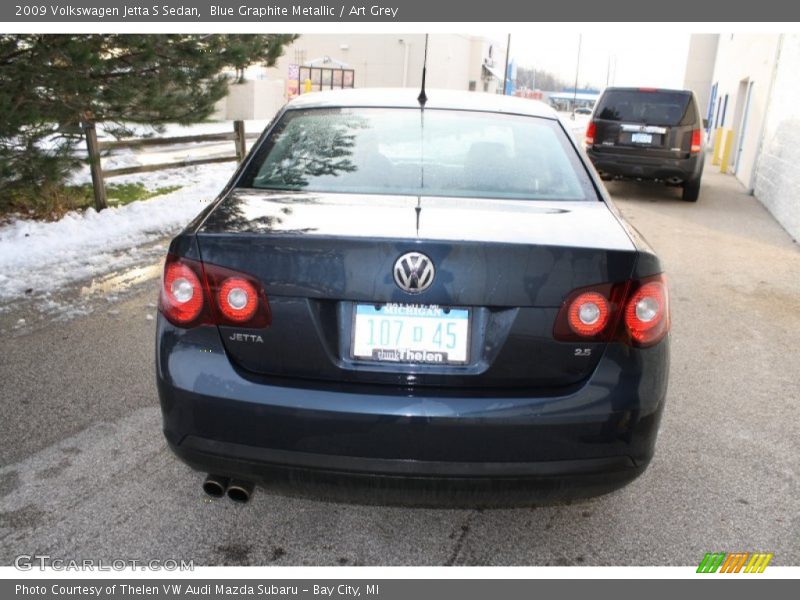 Blue Graphite Metallic / Art Grey 2009 Volkswagen Jetta S Sedan