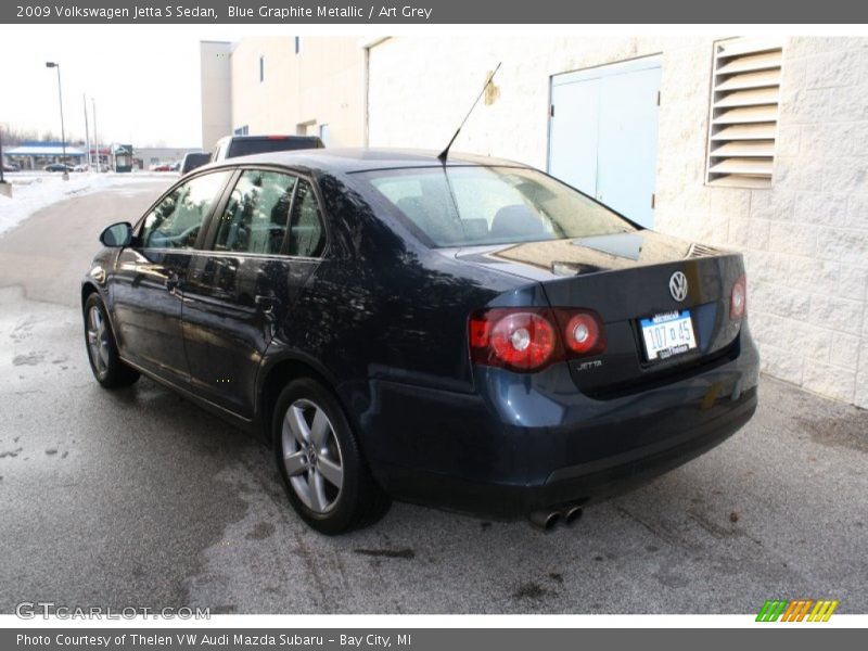 Blue Graphite Metallic / Art Grey 2009 Volkswagen Jetta S Sedan