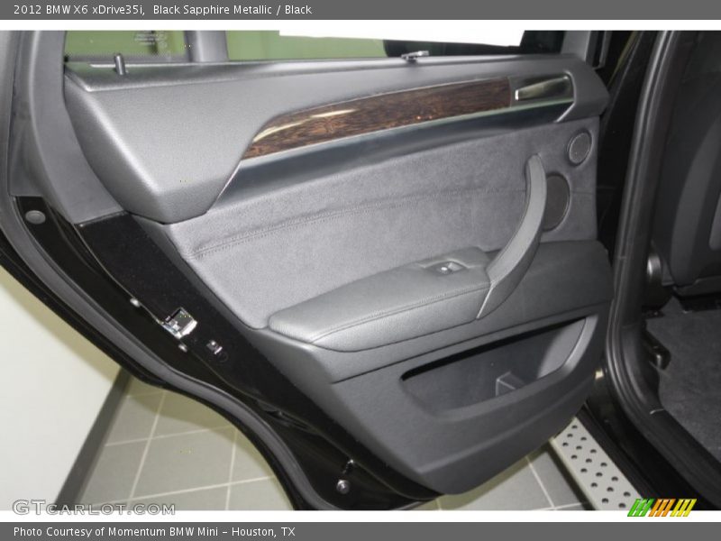 Black Sapphire Metallic / Black 2012 BMW X6 xDrive35i