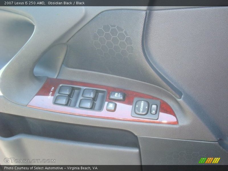 Obsidian Black / Black 2007 Lexus IS 250 AWD
