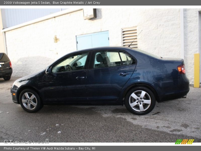 Blue Graphite Metallic / Art Grey 2009 Volkswagen Jetta S Sedan