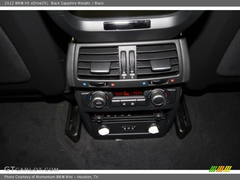 Controls of 2012 X6 xDrive35i