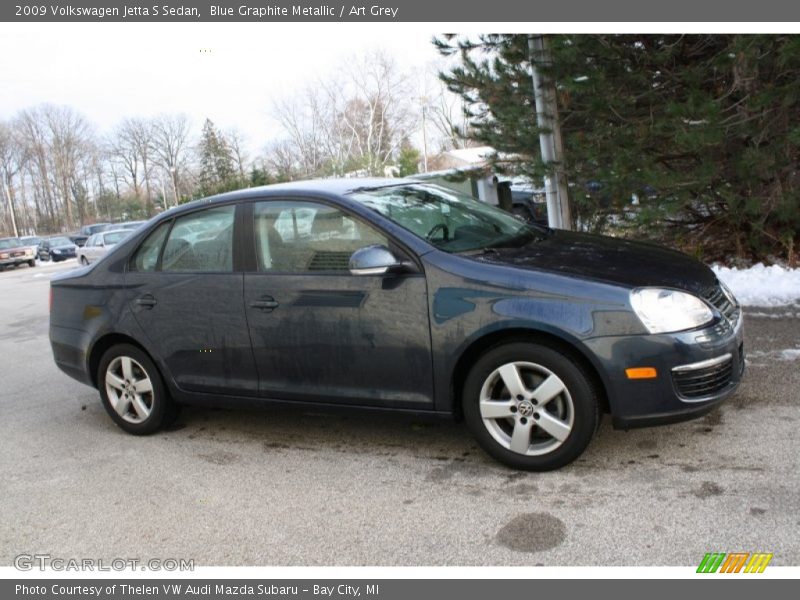 Blue Graphite Metallic / Art Grey 2009 Volkswagen Jetta S Sedan