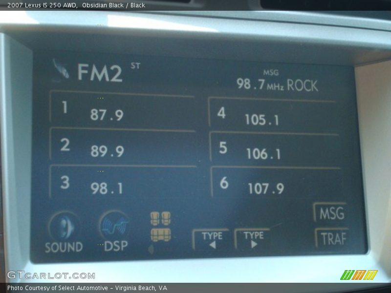 Obsidian Black / Black 2007 Lexus IS 250 AWD