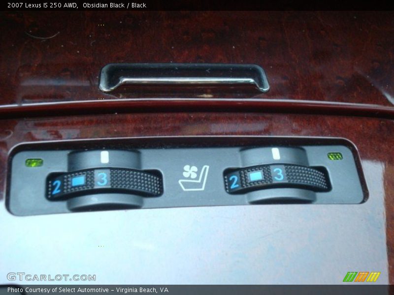 Obsidian Black / Black 2007 Lexus IS 250 AWD