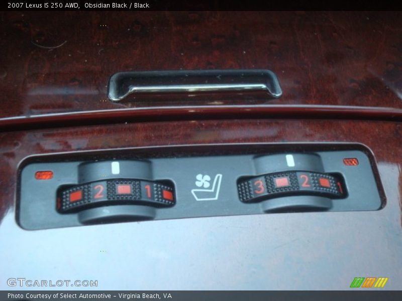 Obsidian Black / Black 2007 Lexus IS 250 AWD
