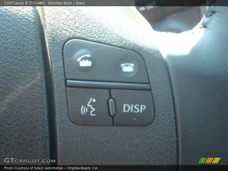 Obsidian Black / Black 2007 Lexus IS 250 AWD