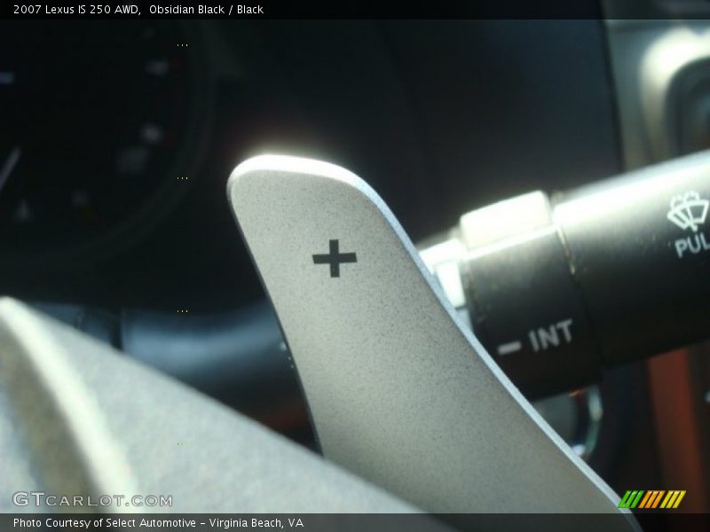 Paddle Shifter + - 2007 Lexus IS 250 AWD