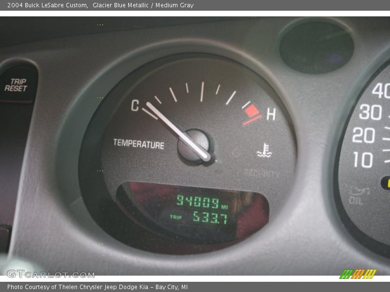 Glacier Blue Metallic / Medium Gray 2004 Buick LeSabre Custom