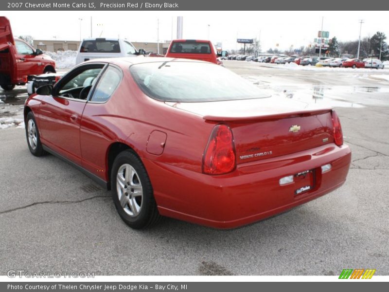 Precision Red / Ebony Black 2007 Chevrolet Monte Carlo LS