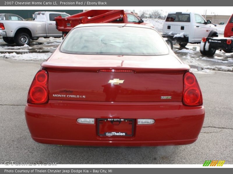 Precision Red / Ebony Black 2007 Chevrolet Monte Carlo LS