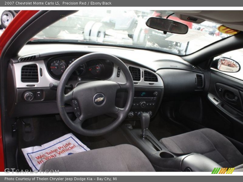 Precision Red / Ebony Black 2007 Chevrolet Monte Carlo LS