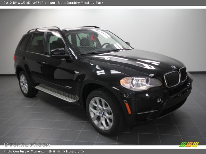 Black Sapphire Metallic / Black 2012 BMW X5 xDrive35i Premium