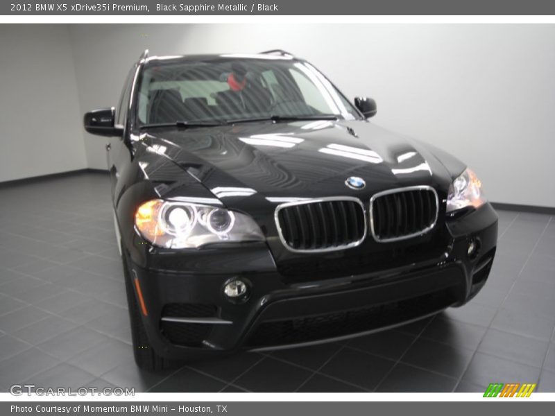 Black Sapphire Metallic / Black 2012 BMW X5 xDrive35i Premium