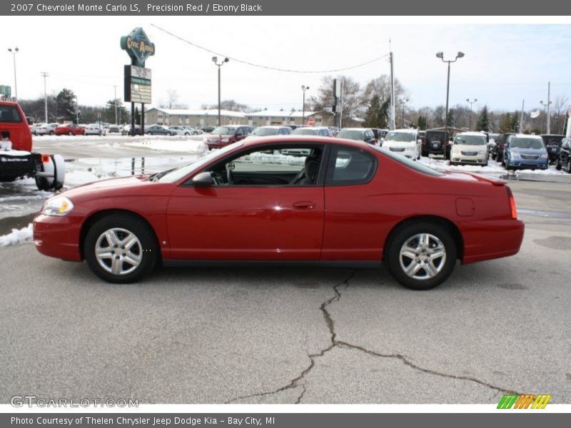 Precision Red / Ebony Black 2007 Chevrolet Monte Carlo LS