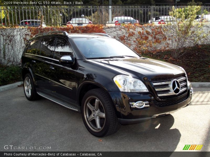 Black / Black 2009 Mercedes-Benz GL 550 4Matic