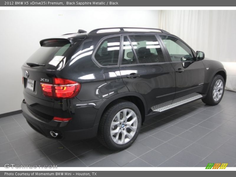 Black Sapphire Metallic / Black 2012 BMW X5 xDrive35i Premium