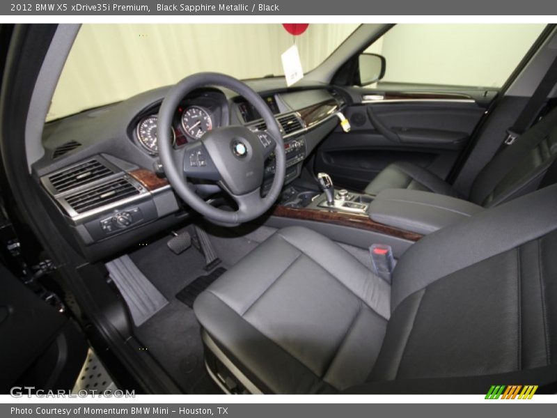 Black Sapphire Metallic / Black 2012 BMW X5 xDrive35i Premium