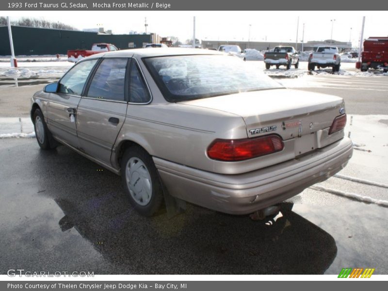 Mocha Frost Metallic / Beige 1993 Ford Taurus GL Sedan