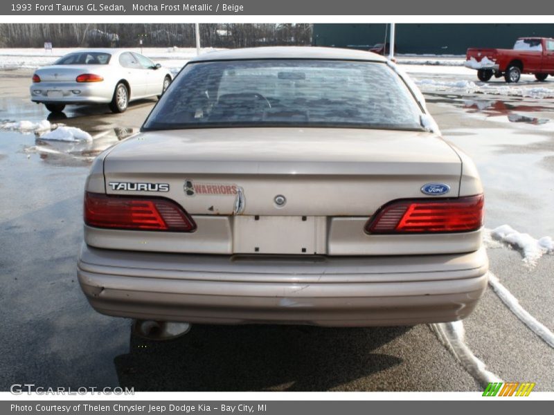 Mocha Frost Metallic / Beige 1993 Ford Taurus GL Sedan