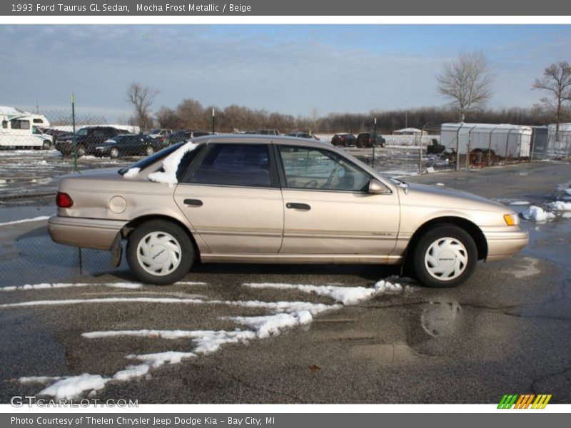 Mocha Frost Metallic / Beige 1993 Ford Taurus GL Sedan