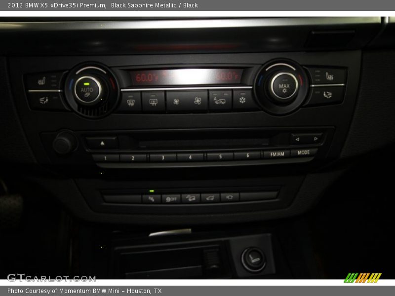 Black Sapphire Metallic / Black 2012 BMW X5 xDrive35i Premium