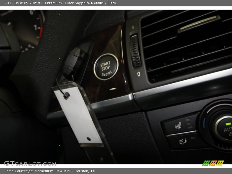 Black Sapphire Metallic / Black 2012 BMW X5 xDrive35i Premium
