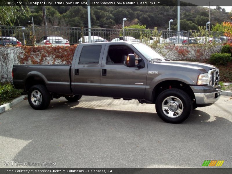 Dark Shadow Grey Metallic / Medium Flint 2006 Ford F350 Super Duty Lariat Crew Cab 4x4