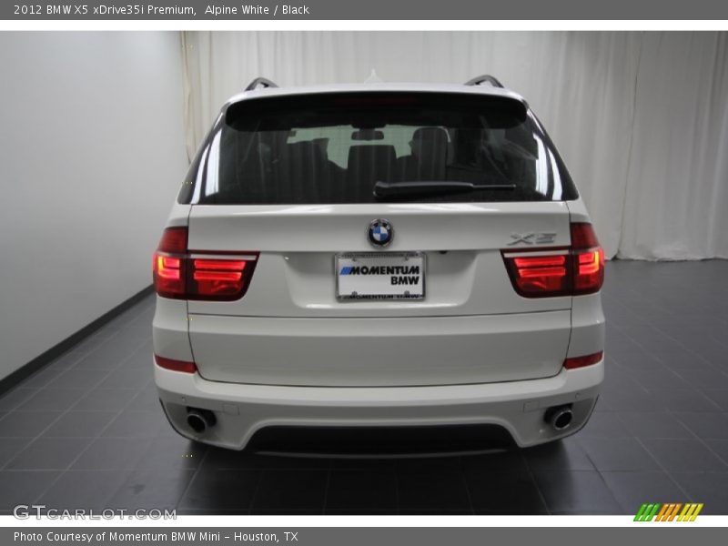 Alpine White / Black 2012 BMW X5 xDrive35i Premium