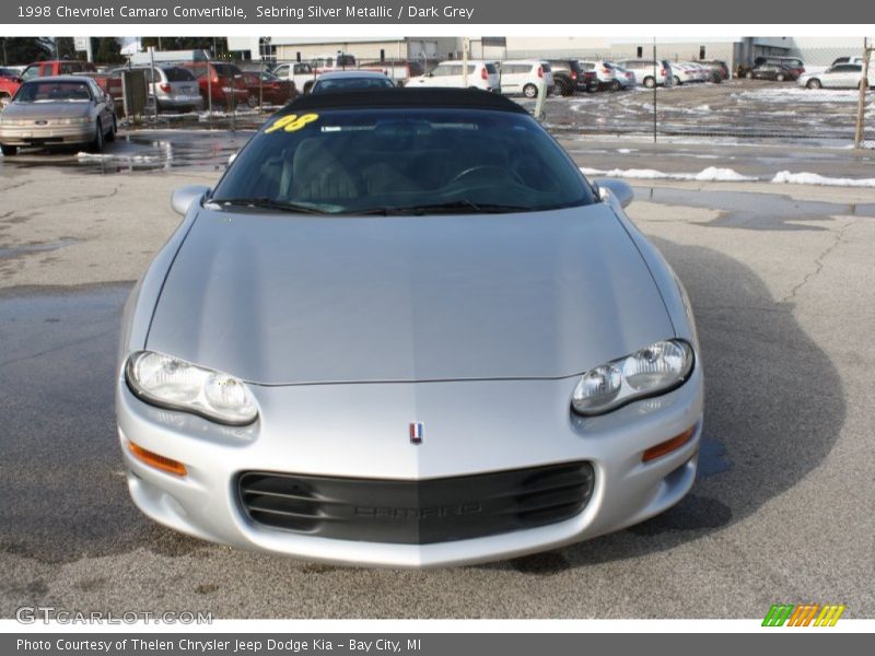 Sebring Silver Metallic / Dark Grey 1998 Chevrolet Camaro Convertible