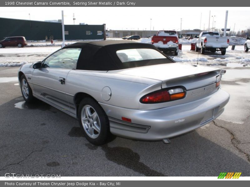  1998 Camaro Convertible Sebring Silver Metallic