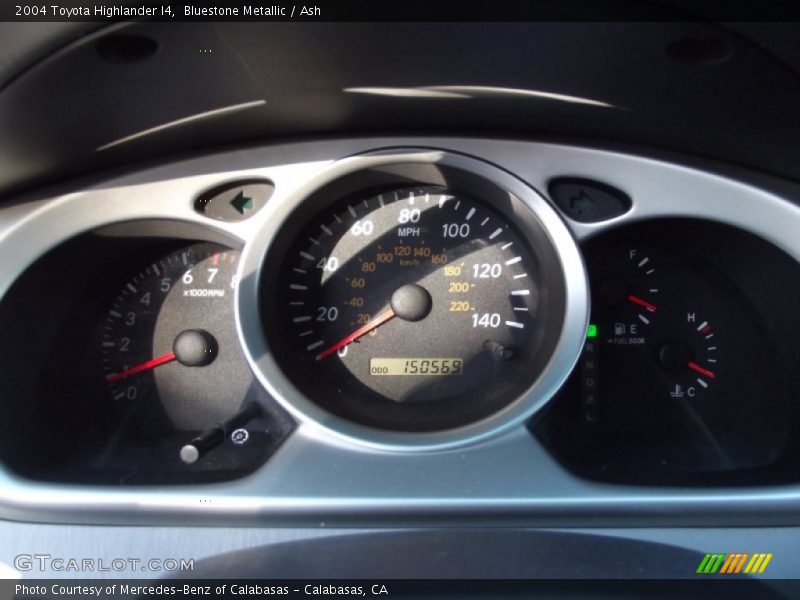 Bluestone Metallic / Ash 2004 Toyota Highlander I4
