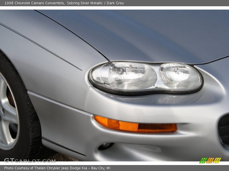 Sebring Silver Metallic / Dark Grey 1998 Chevrolet Camaro Convertible