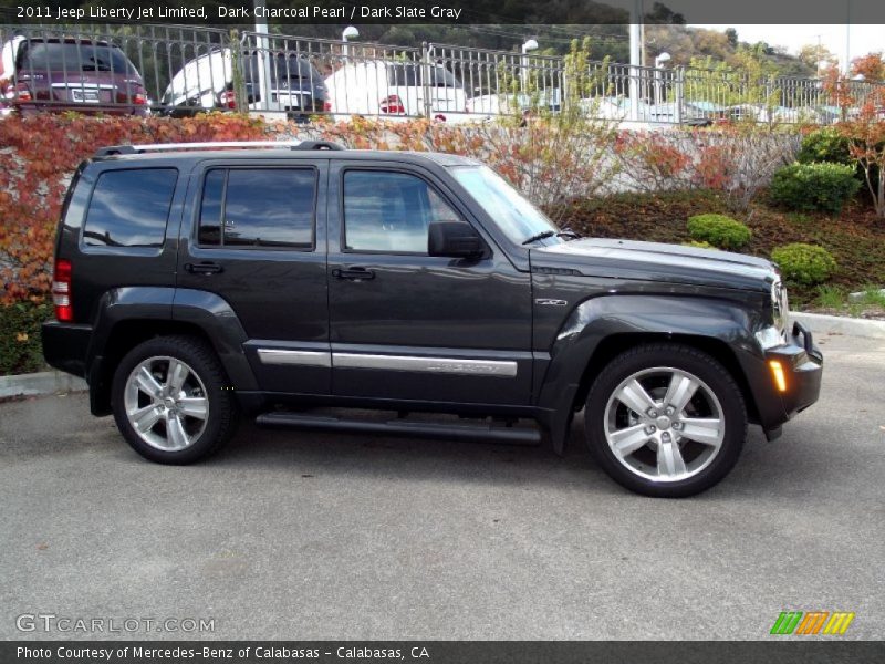 Dark Charcoal Pearl / Dark Slate Gray 2011 Jeep Liberty Jet Limited