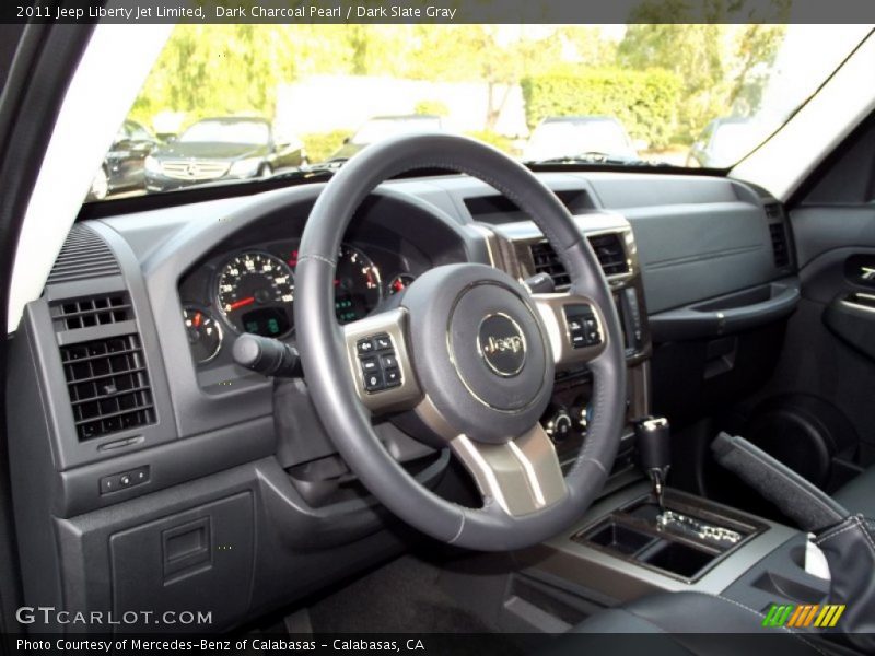 Dark Charcoal Pearl / Dark Slate Gray 2011 Jeep Liberty Jet Limited