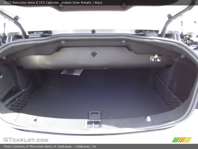 Iridium Silver Metallic / Black 2012 Mercedes-Benz E 350 Cabriolet
