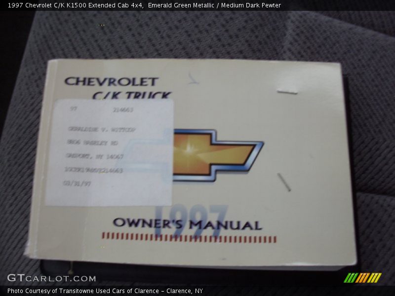 Books/Manuals of 1997 C/K K1500 Extended Cab 4x4
