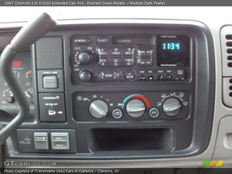 Emerald Green Metallic / Medium Dark Pewter 1997 Chevrolet C/K K1500 Extended Cab 4x4