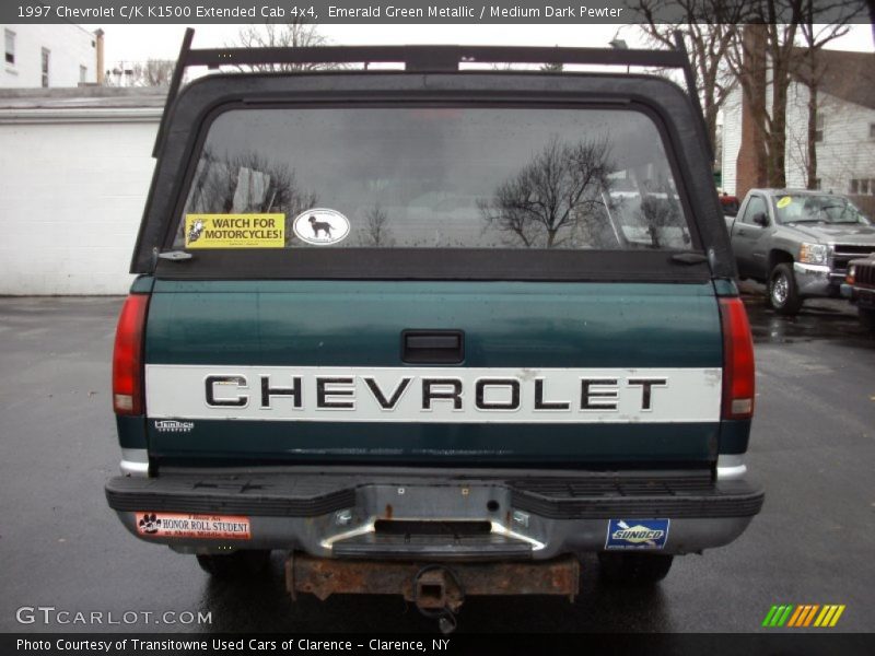 Emerald Green Metallic / Medium Dark Pewter 1997 Chevrolet C/K K1500 Extended Cab 4x4