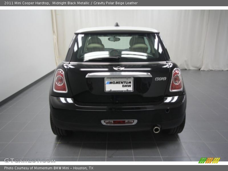 Midnight Black Metallic / Gravity Polar Beige Leather 2011 Mini Cooper Hardtop