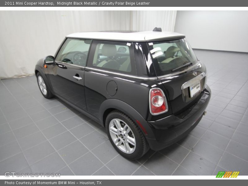 Midnight Black Metallic / Gravity Polar Beige Leather 2011 Mini Cooper Hardtop