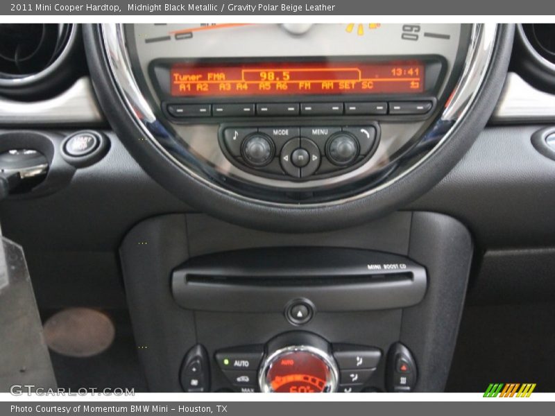 Midnight Black Metallic / Gravity Polar Beige Leather 2011 Mini Cooper Hardtop