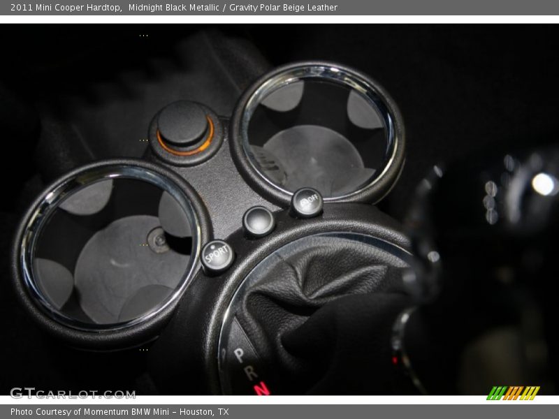 Midnight Black Metallic / Gravity Polar Beige Leather 2011 Mini Cooper Hardtop