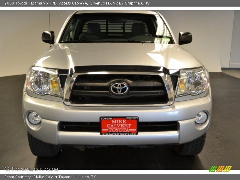 Silver Streak Mica / Graphite Gray 2008 Toyota Tacoma V6 TRD  Access Cab 4x4