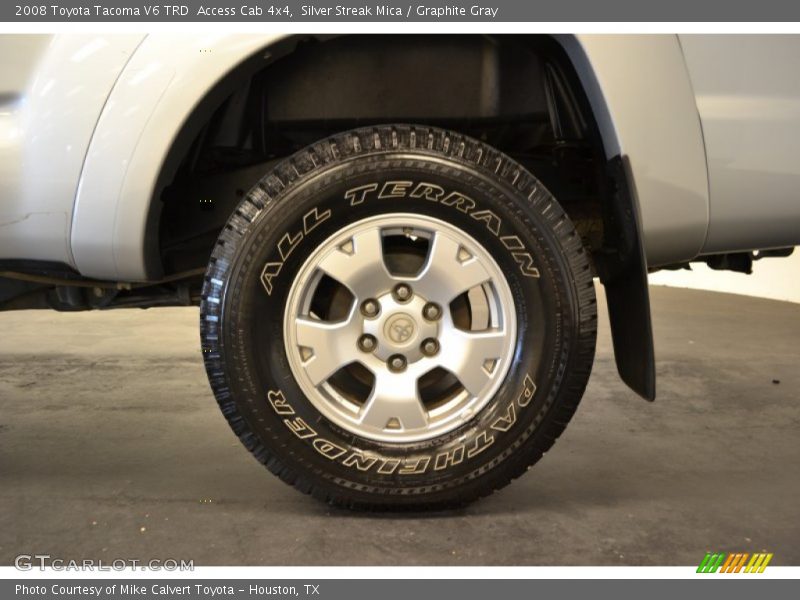 Silver Streak Mica / Graphite Gray 2008 Toyota Tacoma V6 TRD  Access Cab 4x4