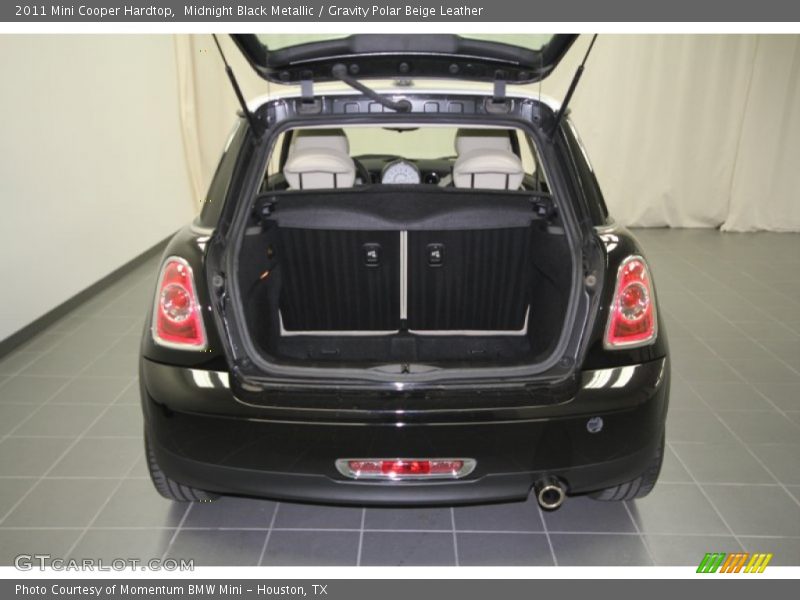 Midnight Black Metallic / Gravity Polar Beige Leather 2011 Mini Cooper Hardtop