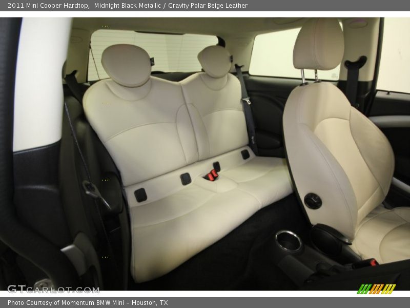 Midnight Black Metallic / Gravity Polar Beige Leather 2011 Mini Cooper Hardtop