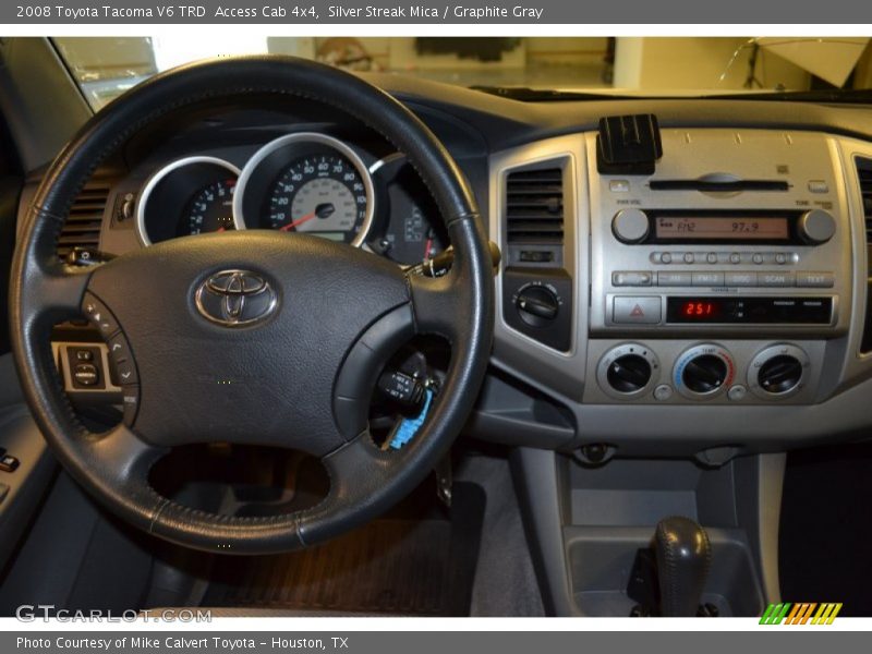 Silver Streak Mica / Graphite Gray 2008 Toyota Tacoma V6 TRD  Access Cab 4x4