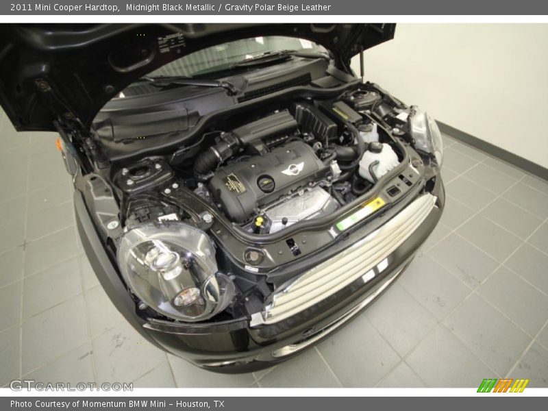 Midnight Black Metallic / Gravity Polar Beige Leather 2011 Mini Cooper Hardtop